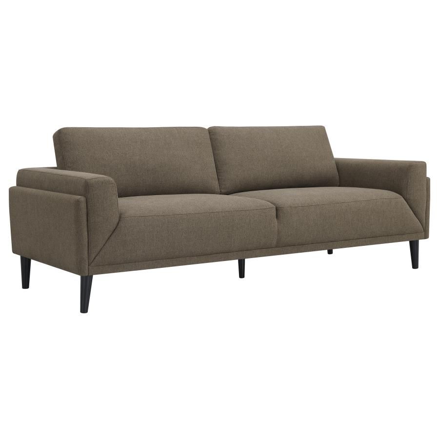 Emmeline Brown Fabric Sofa