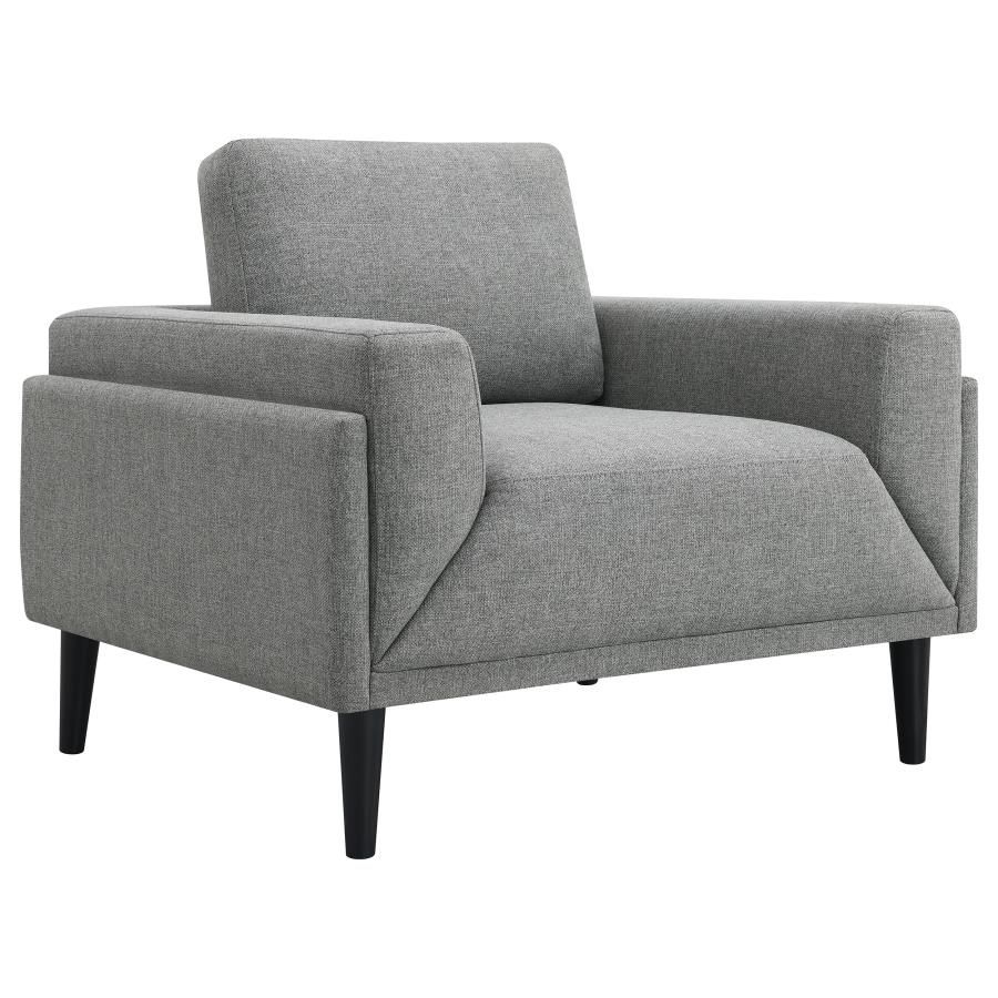 Emmeline Grey Fabric Chair