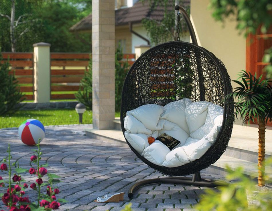 Encase Swing Outdoor Lounge Chair