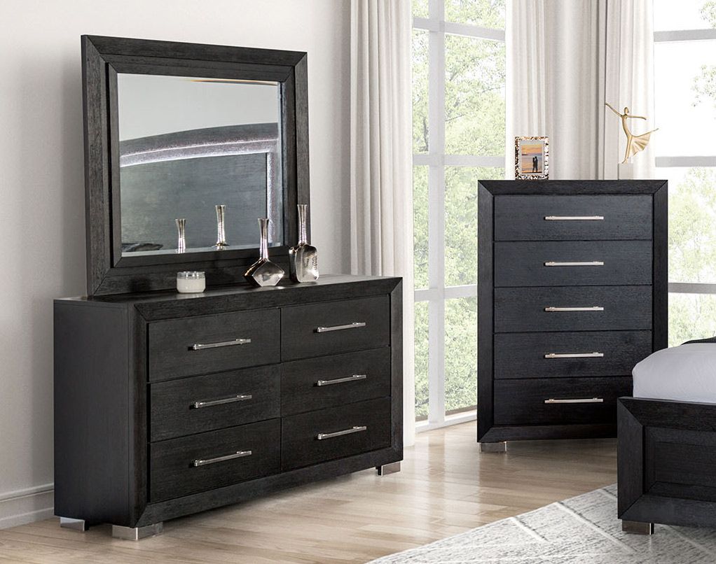 Enrico Dresser in Rustic Black