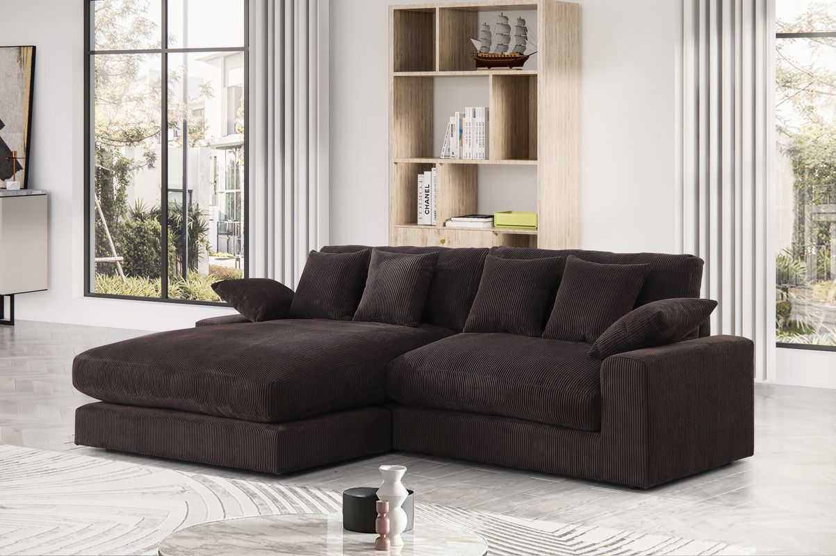 Erika Reversible Sectional With Deep Seats