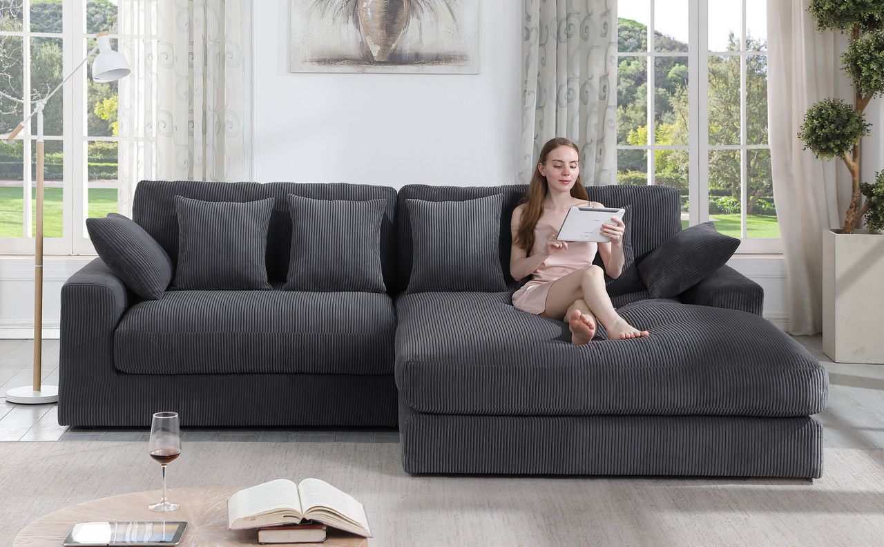 Erika Reversible Sectional With Deep Seats