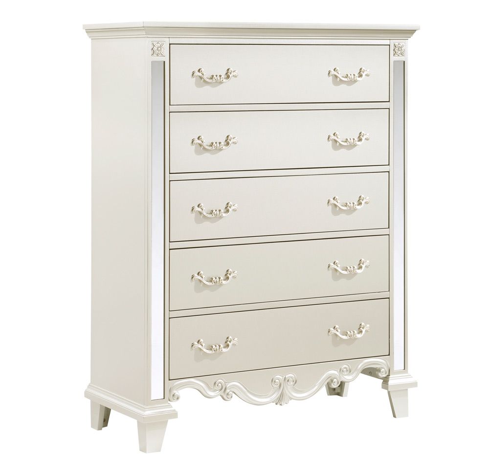 Esteban Traditional Mirrored Chest