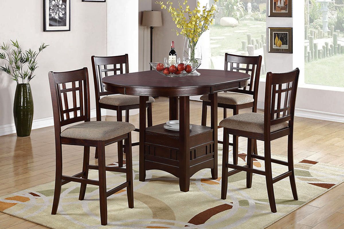 Evan Extendable Counter Height Table Set