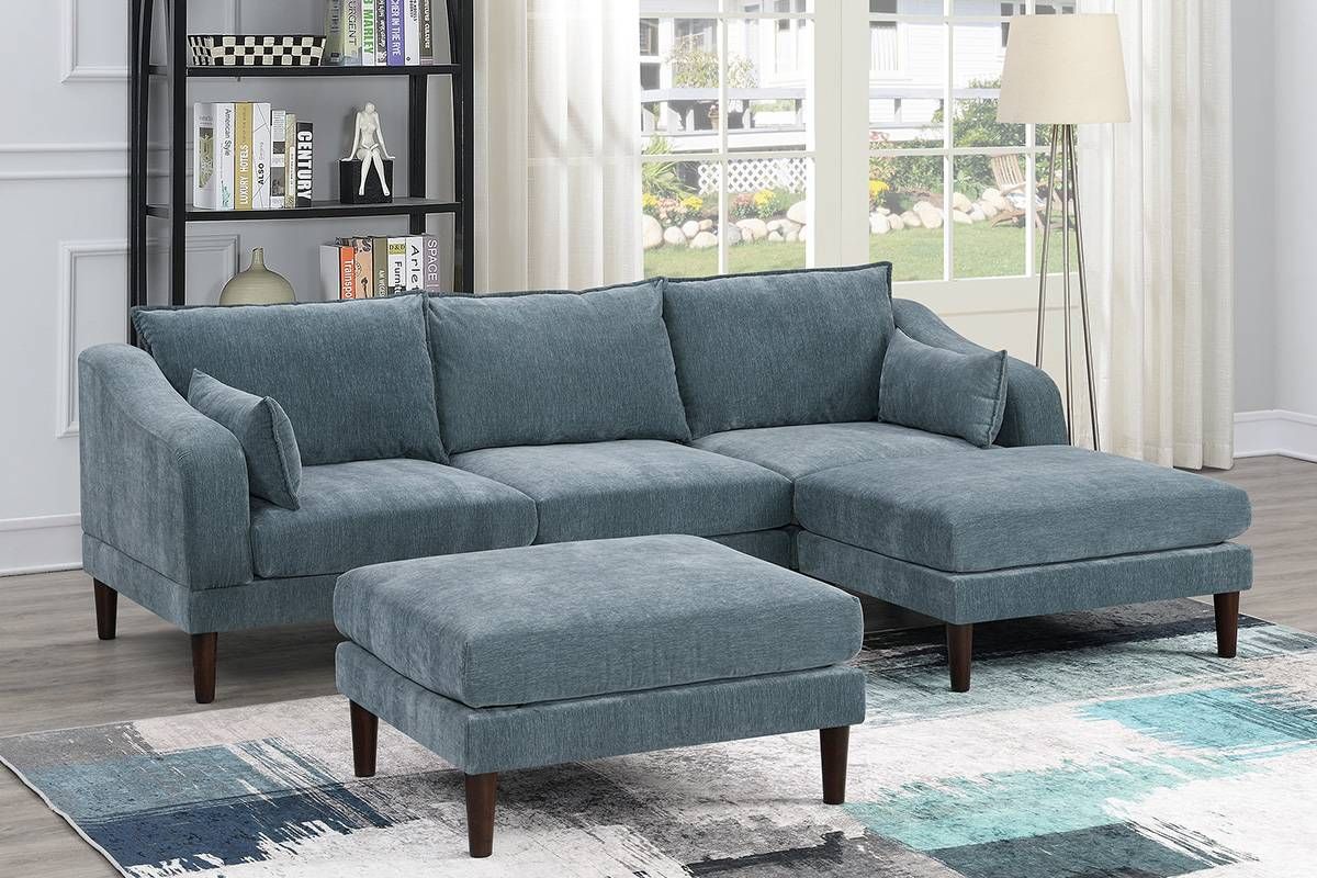 Evanston Grey 4-Piece Modular Sectional Set