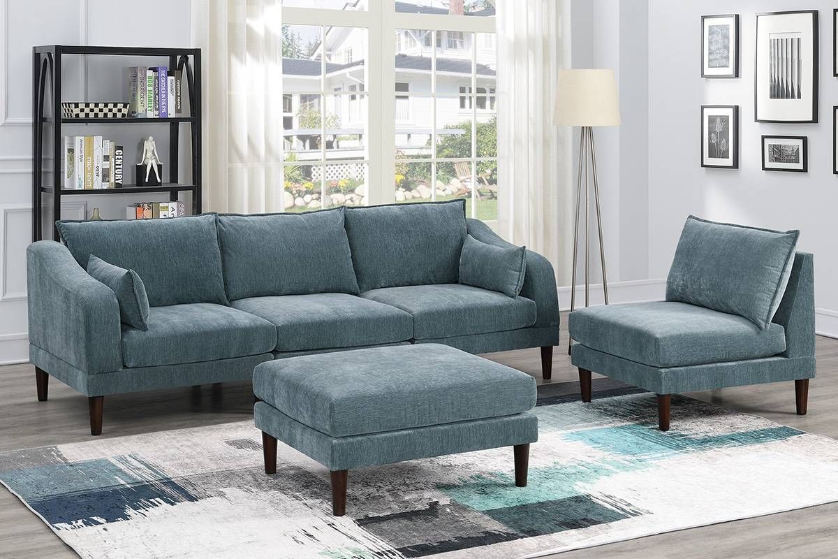 Evanston Grey 5-Piece Modular Sectional Set