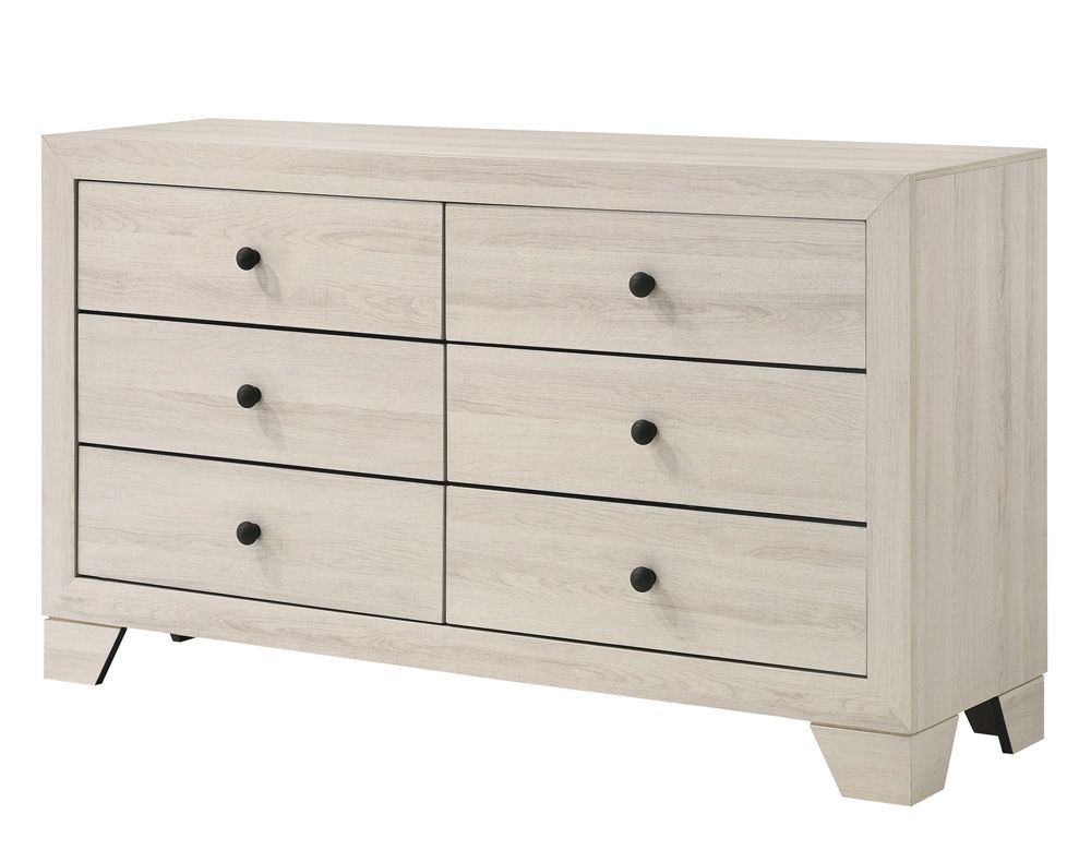 Fairbanks White Wash Finish Dresser