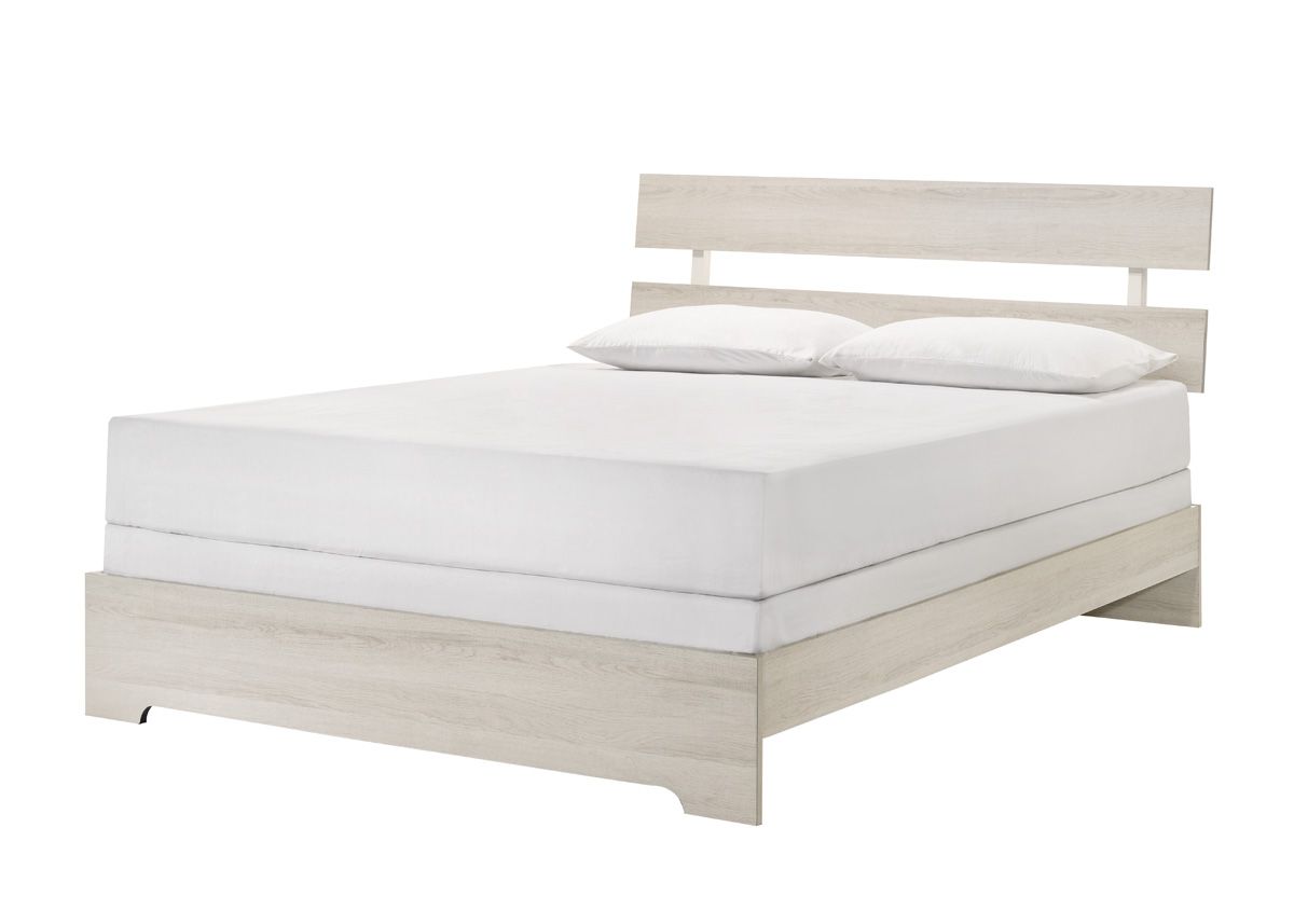 Fairbanks White Wash Finish Bed