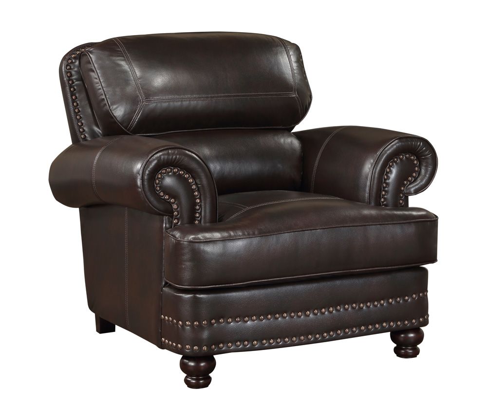 Fenmore Traditional Leather Chair