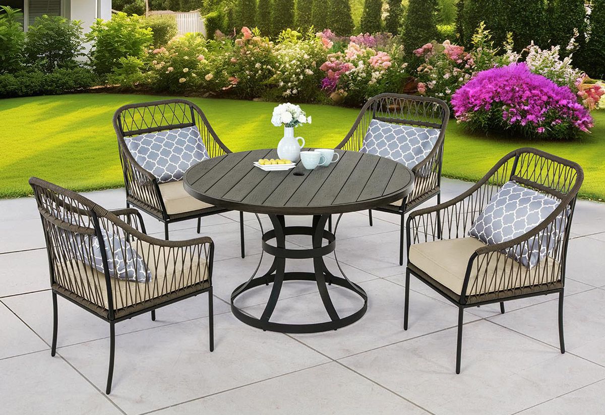 Festival 5-Piece Outdoor Dining Table Set