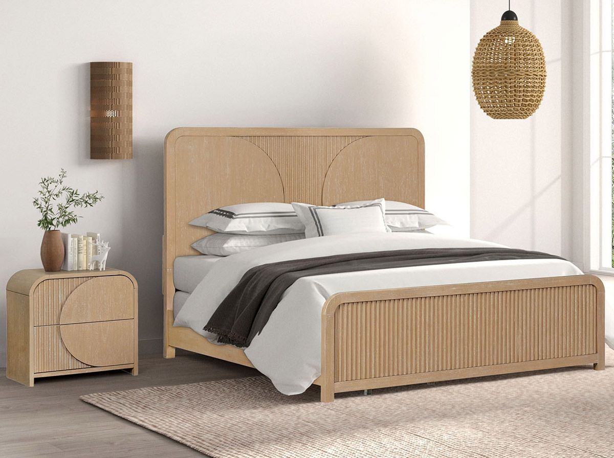 Monroe Reeded Panel Bed