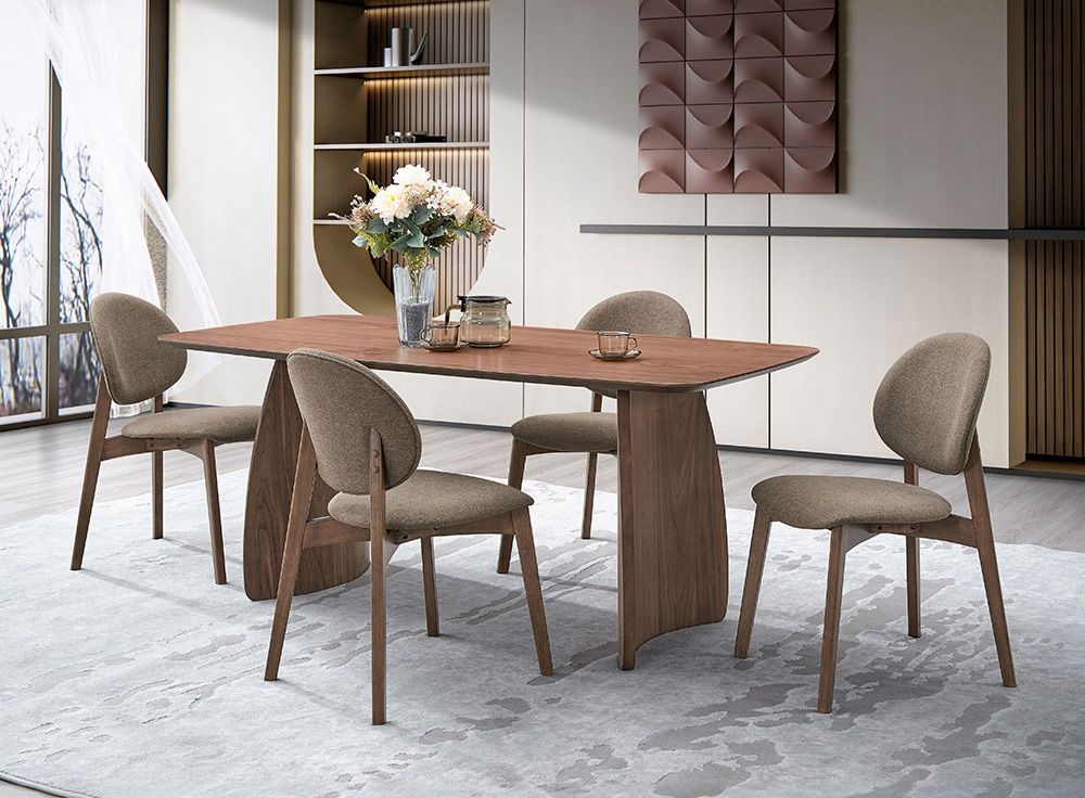 Formosa Dining Table Walnut Finish