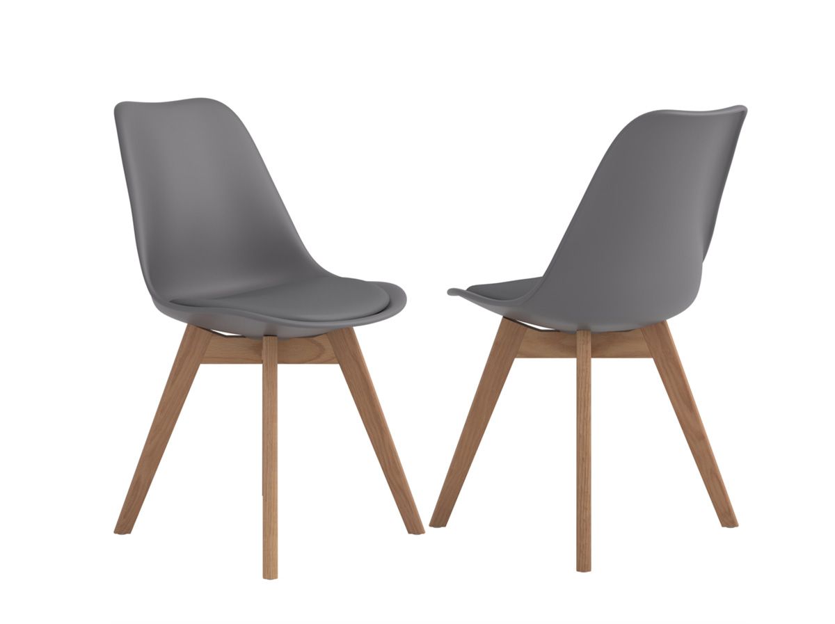 Frasier Grey Mid Century Modern Chairs