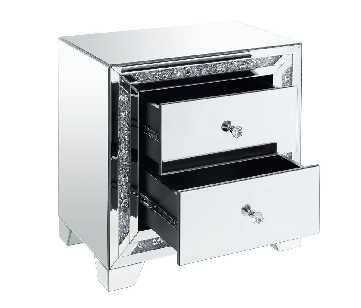 Glimmer Two Drawer Night Stand