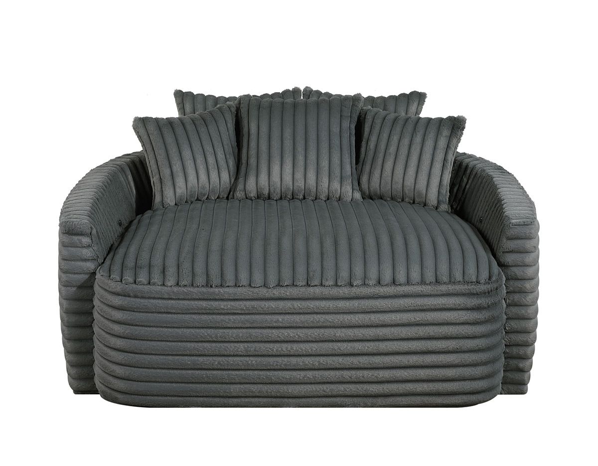 Graham Grey Chaise Cuddler