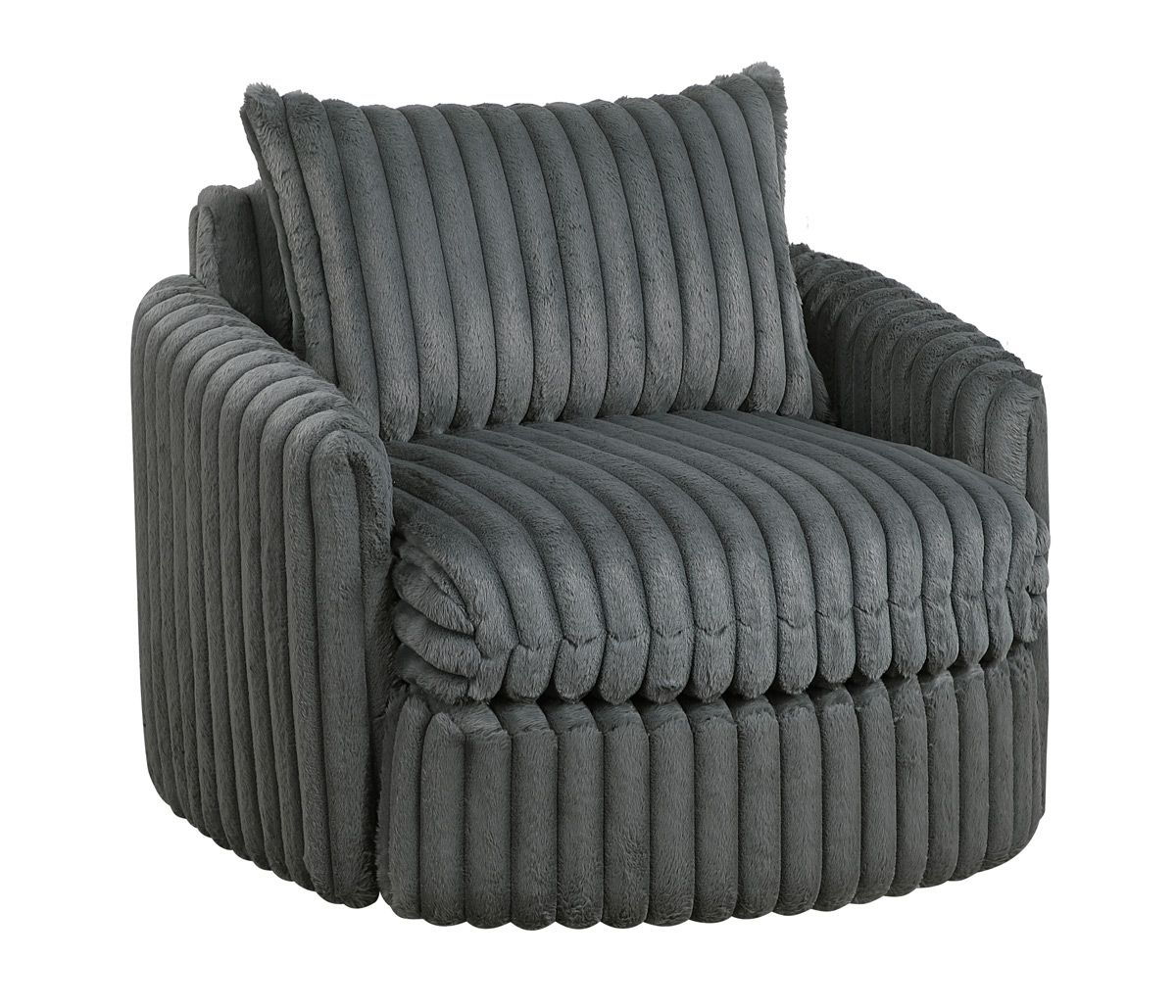 Graham Grey Swivel Chair