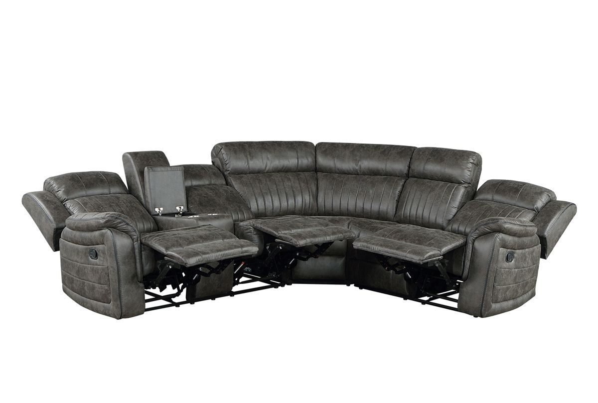 Halmin Recliner Sectional Open