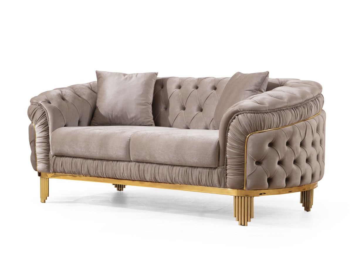 Harley Taupe Loveseat