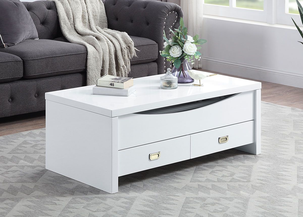 Hayle Lift Top Coffee Table With Drawers