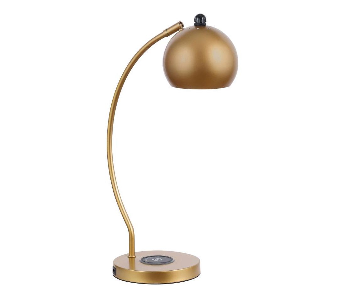 Hinsdale Study Table Lamp With Wireless Charger