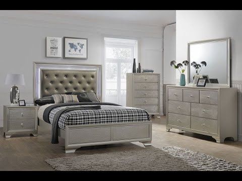 Larisa Modern Bed With LED Lights