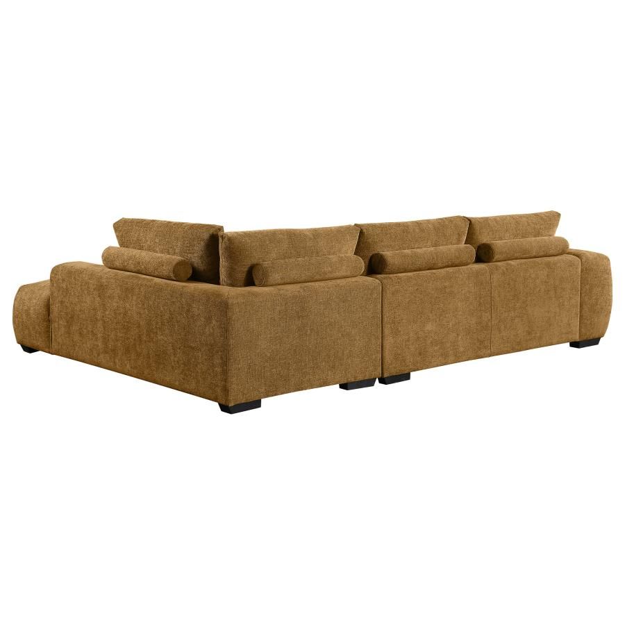 Huckaby Amber Modern Sectional Back Side