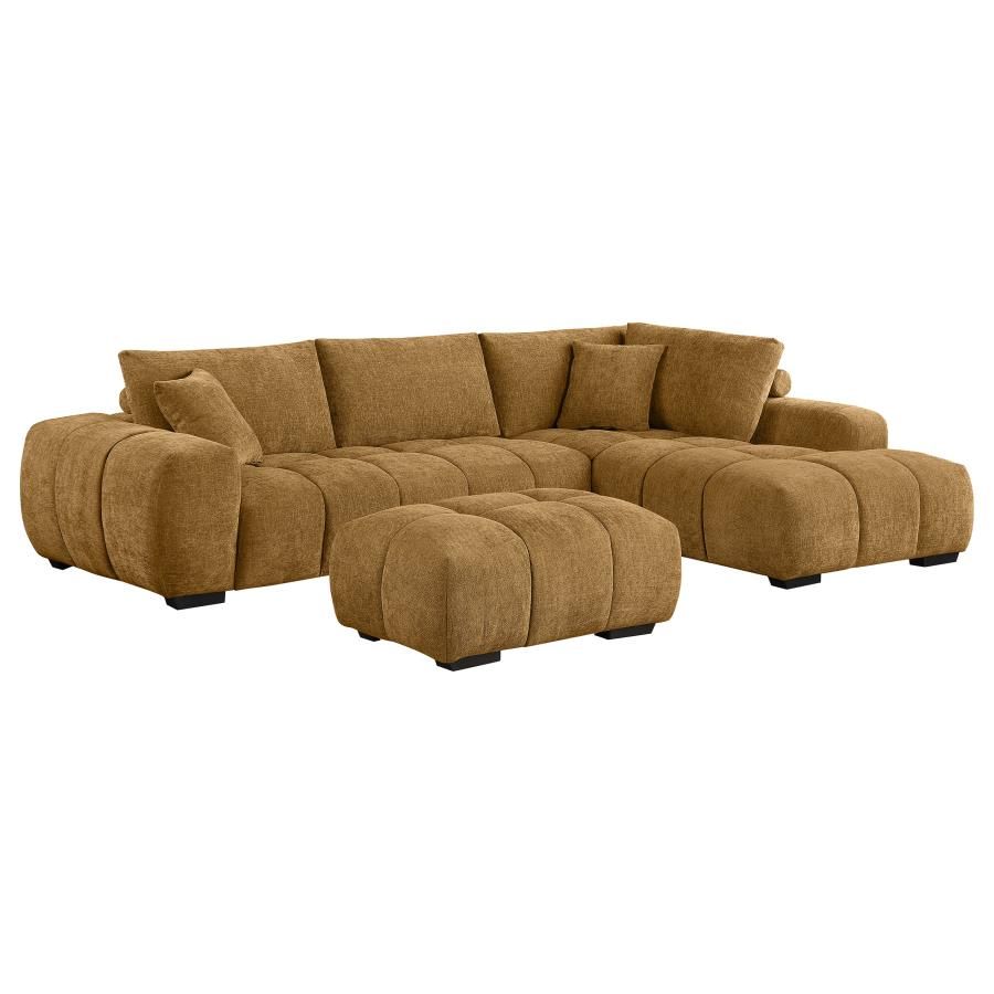 Huckaby Amber Sectional With Ottoman