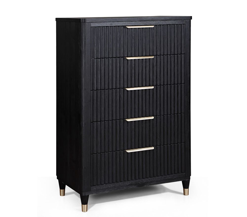 Iness Black Finish Chest