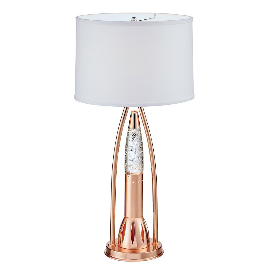 Jair Rose Gold Night Stand Lamp