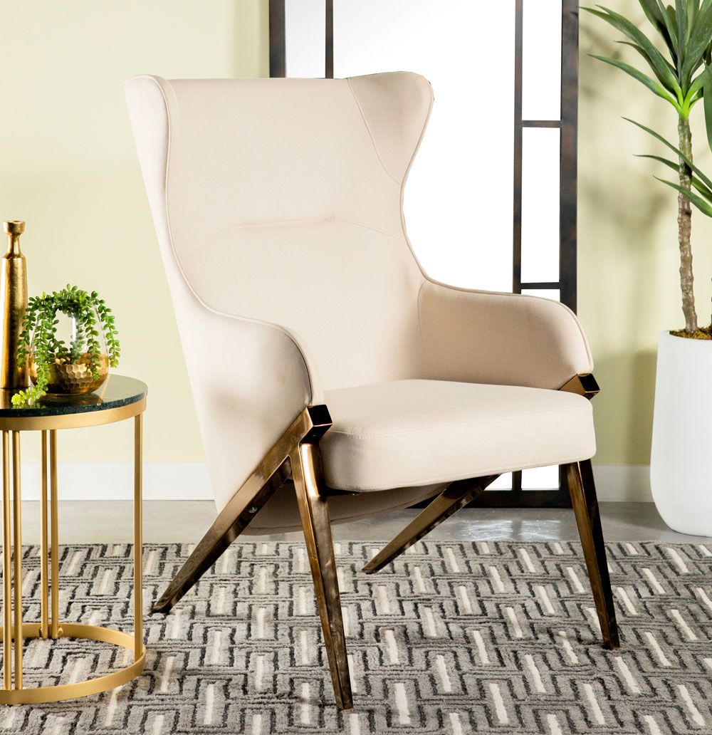 Jasmine Cream Accent Chair   Jasmine Beige Accent Chair 