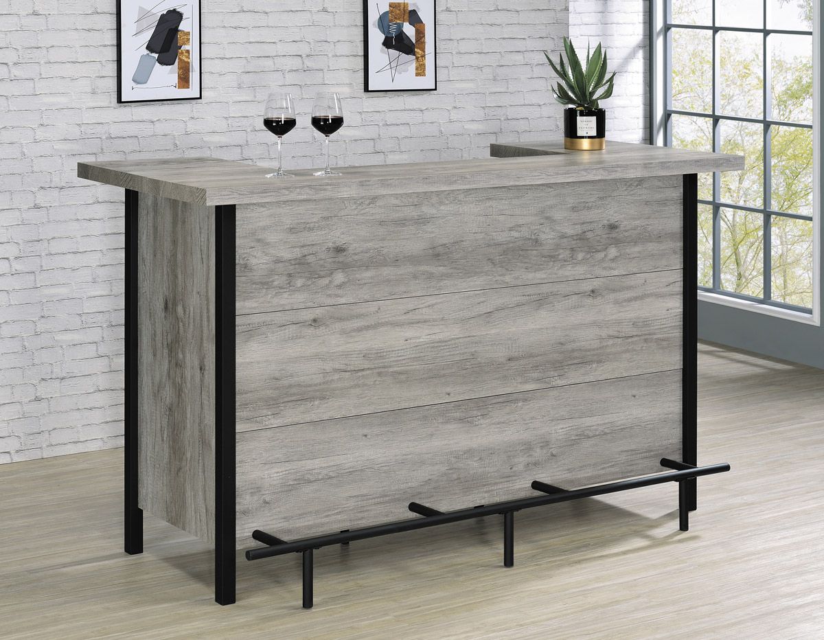 Jayla Rustic Grey Bar Table