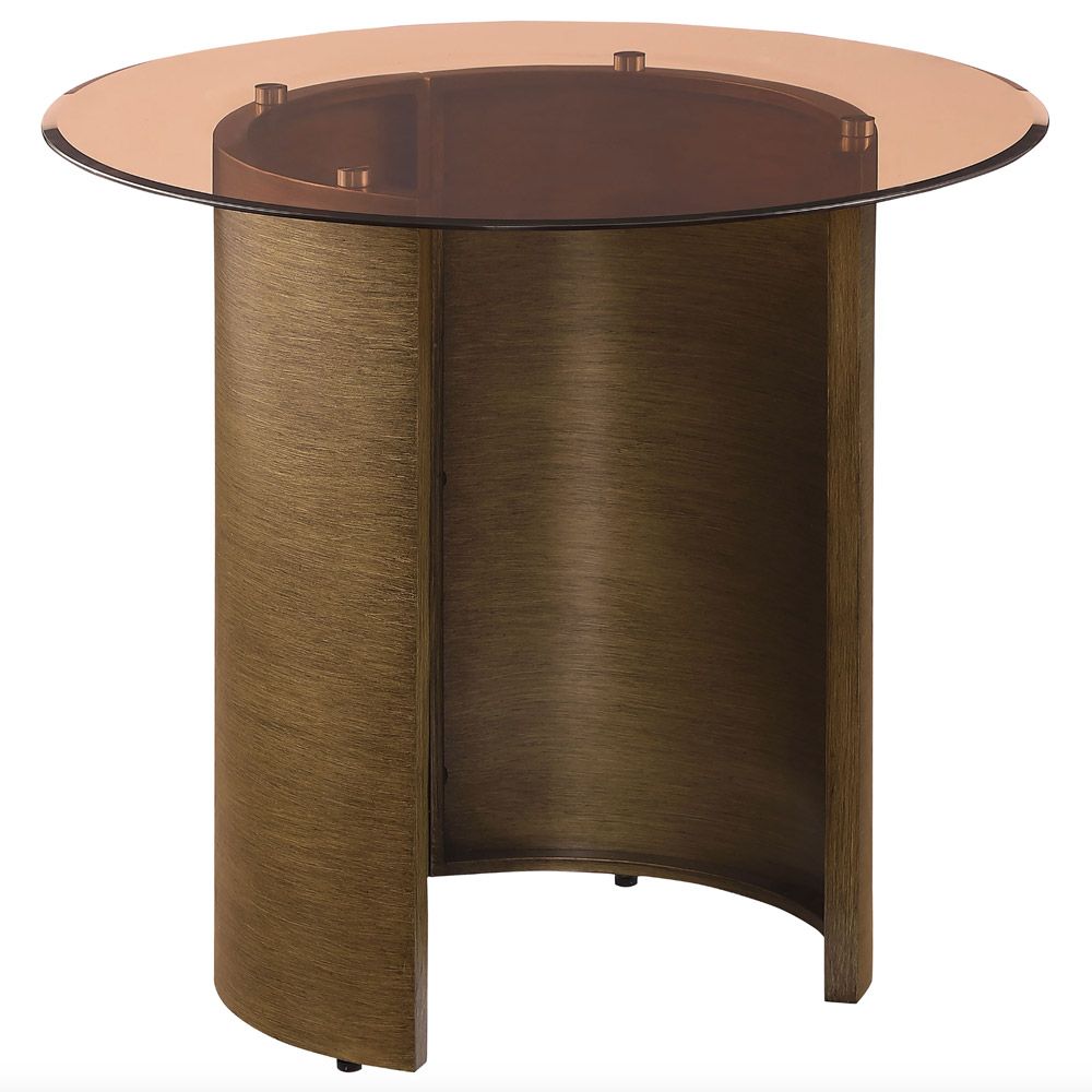 Jody Glass Top End Table