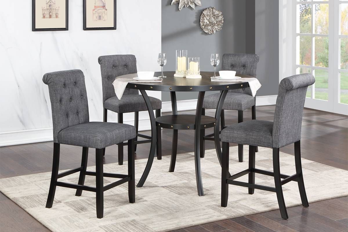 Joly 5-Pieces Counter Height Table Set