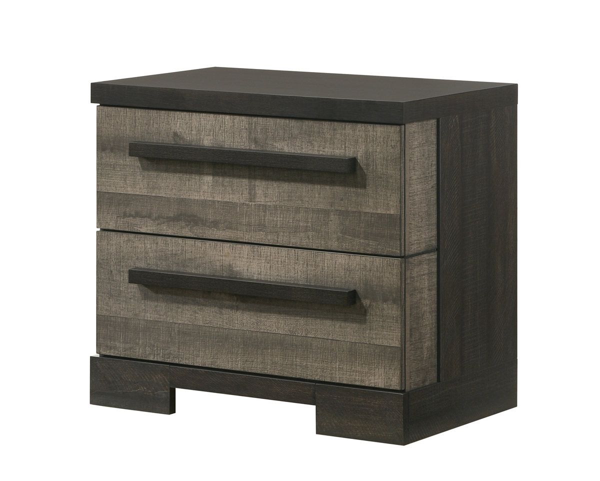 Karel Rustic Finish Night Stand