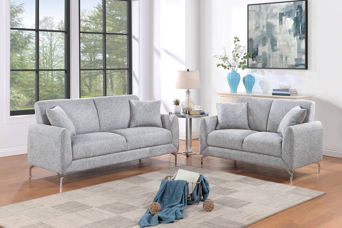 Kasem 2-Piece Modern Sofa Set