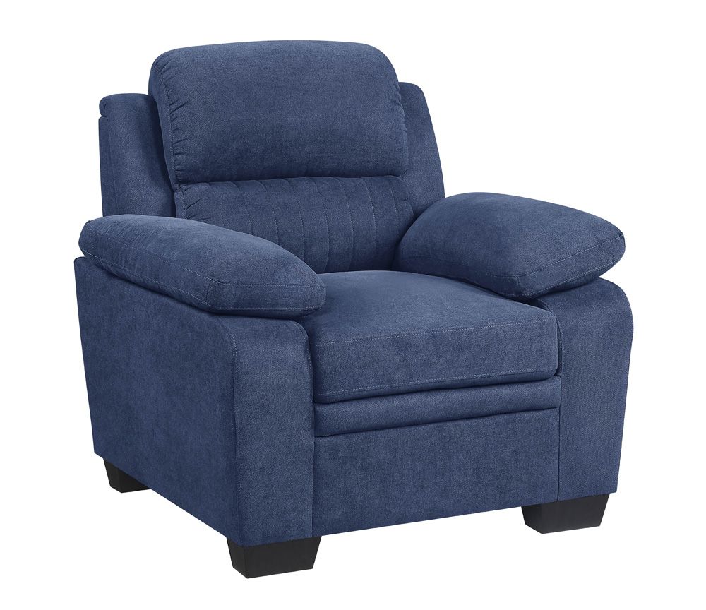 Katie Blue Fabric Casual Chair