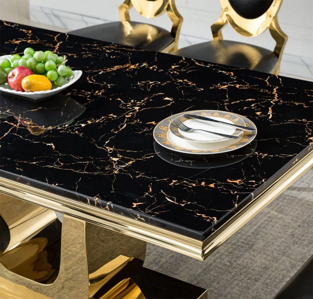 Kendall Black Marble Table Top