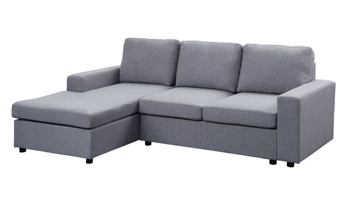 Keone Grey Line Reversible Sectional