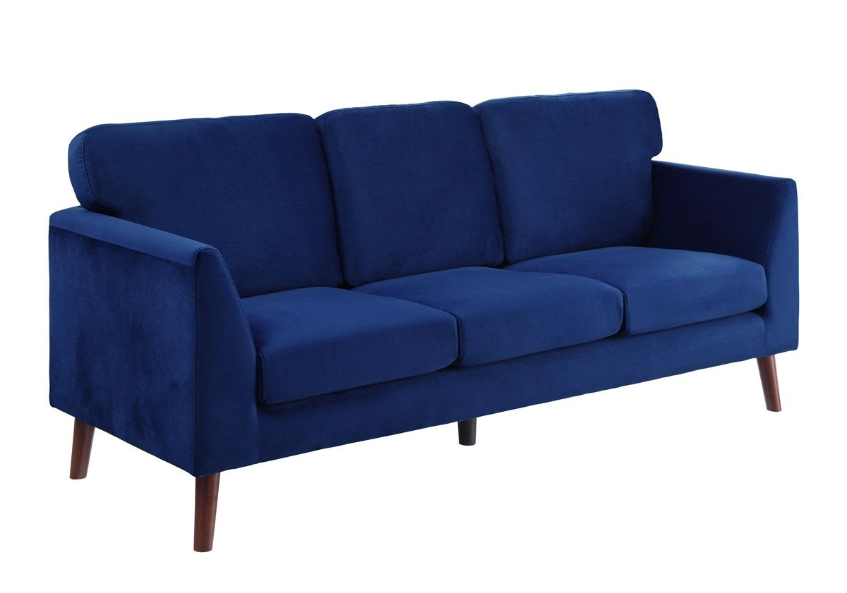 Kittleson Navy Velvet Sofa