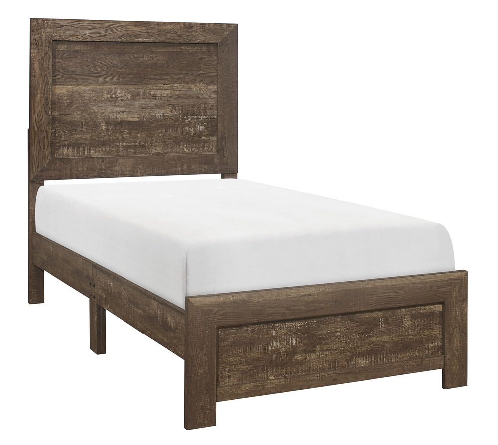 Kloten Rustic Brown Finish Youth Bed 