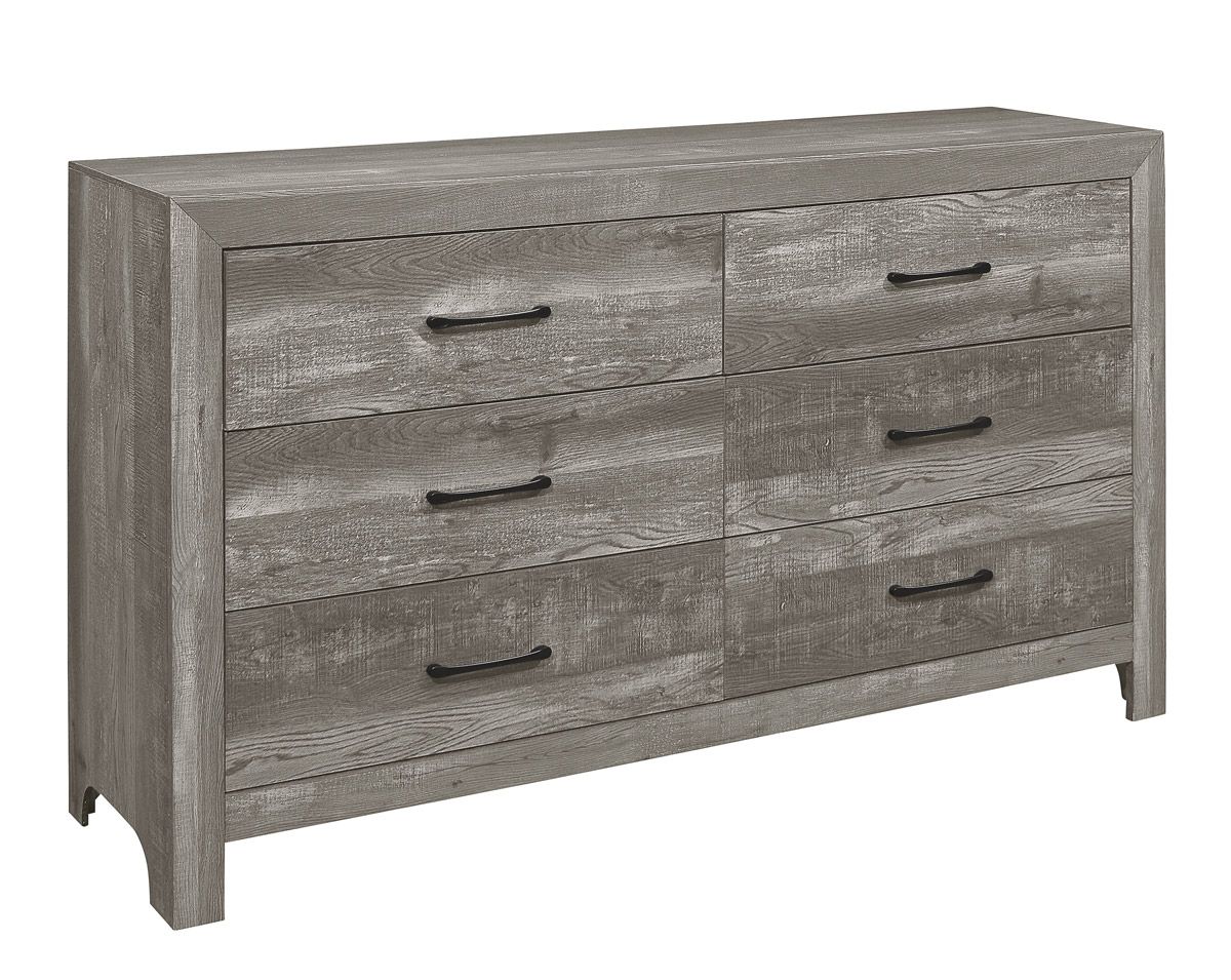 Kloten Rustic Grey Finish Dresser