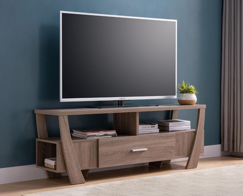 Lander Taupe Finish TV Stand