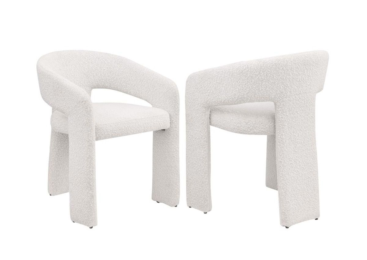 Latimer Cream Boucle Dining Arm Chair