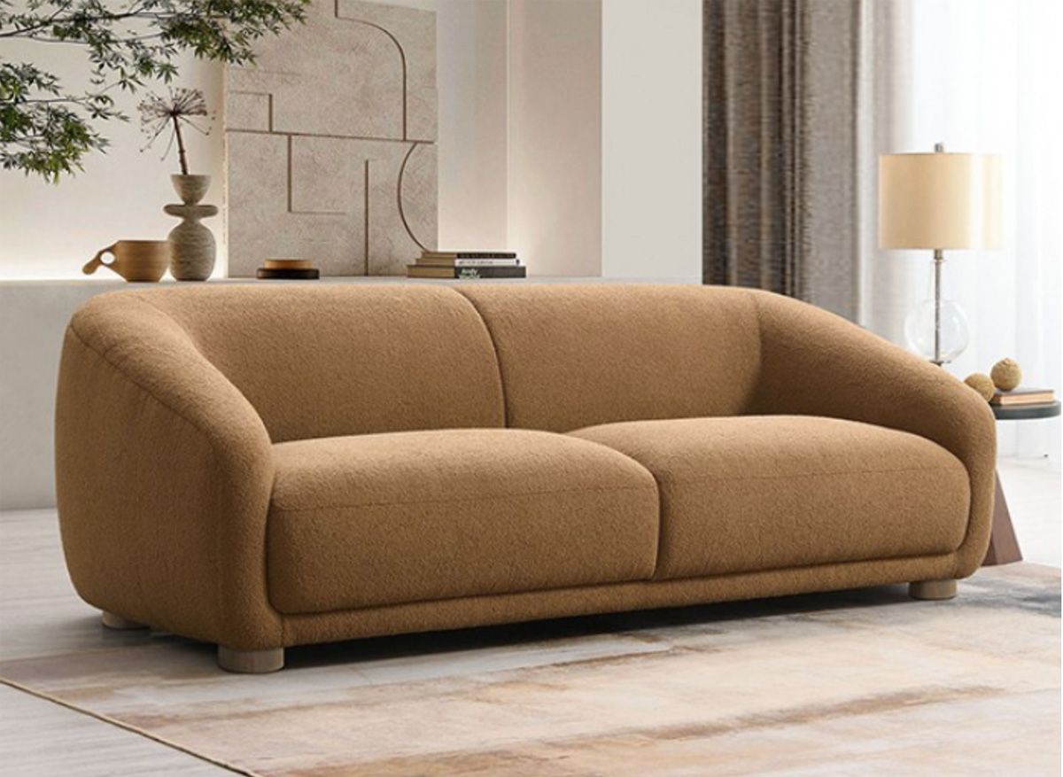 Lavena Brown Chenille Sofa