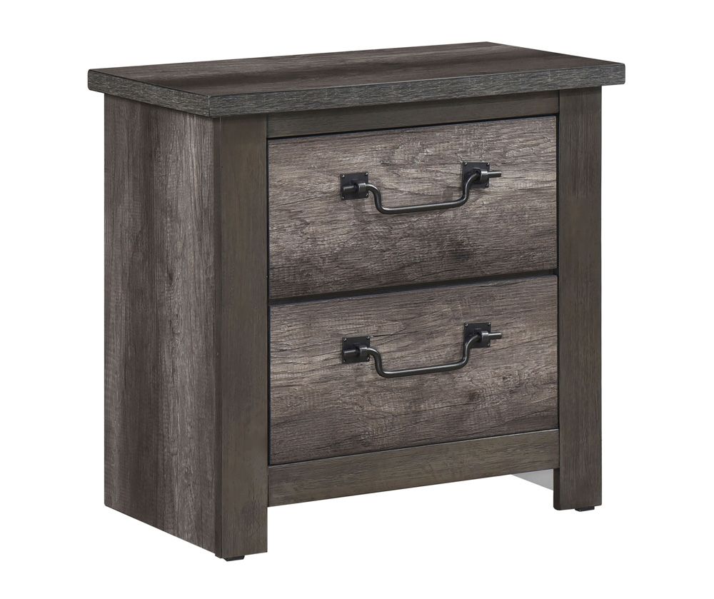 Lenior Grey Finish Night Stand