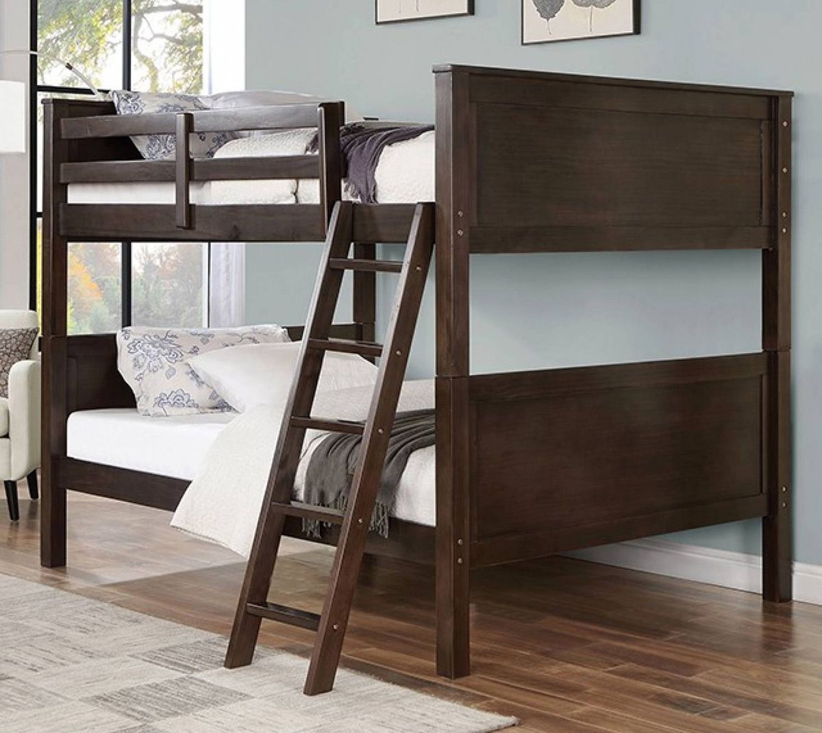 Leslie Brown Finish Full Over Full Bunk Bed