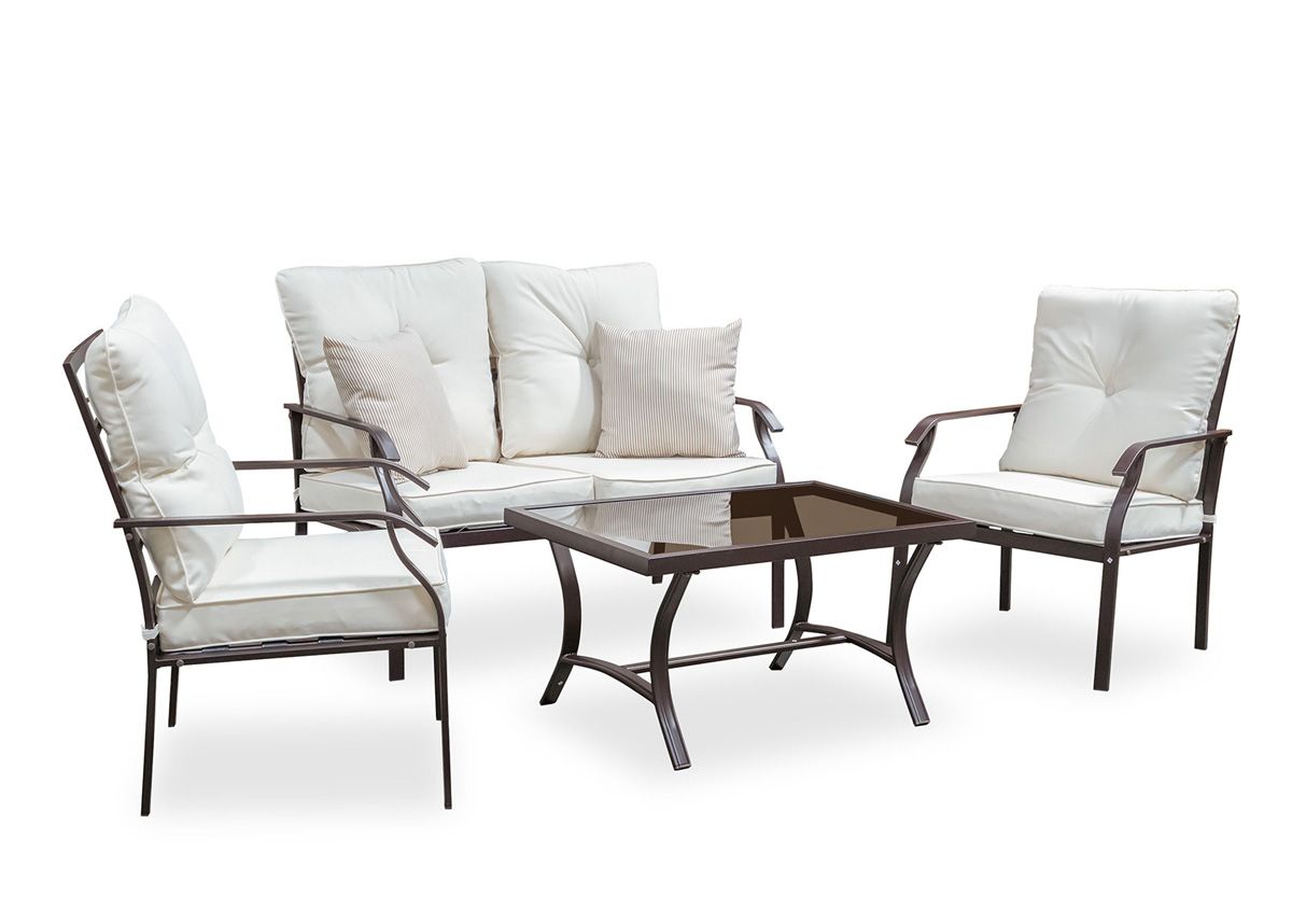 Lexy Outdoor 4-Piece Sofa Set