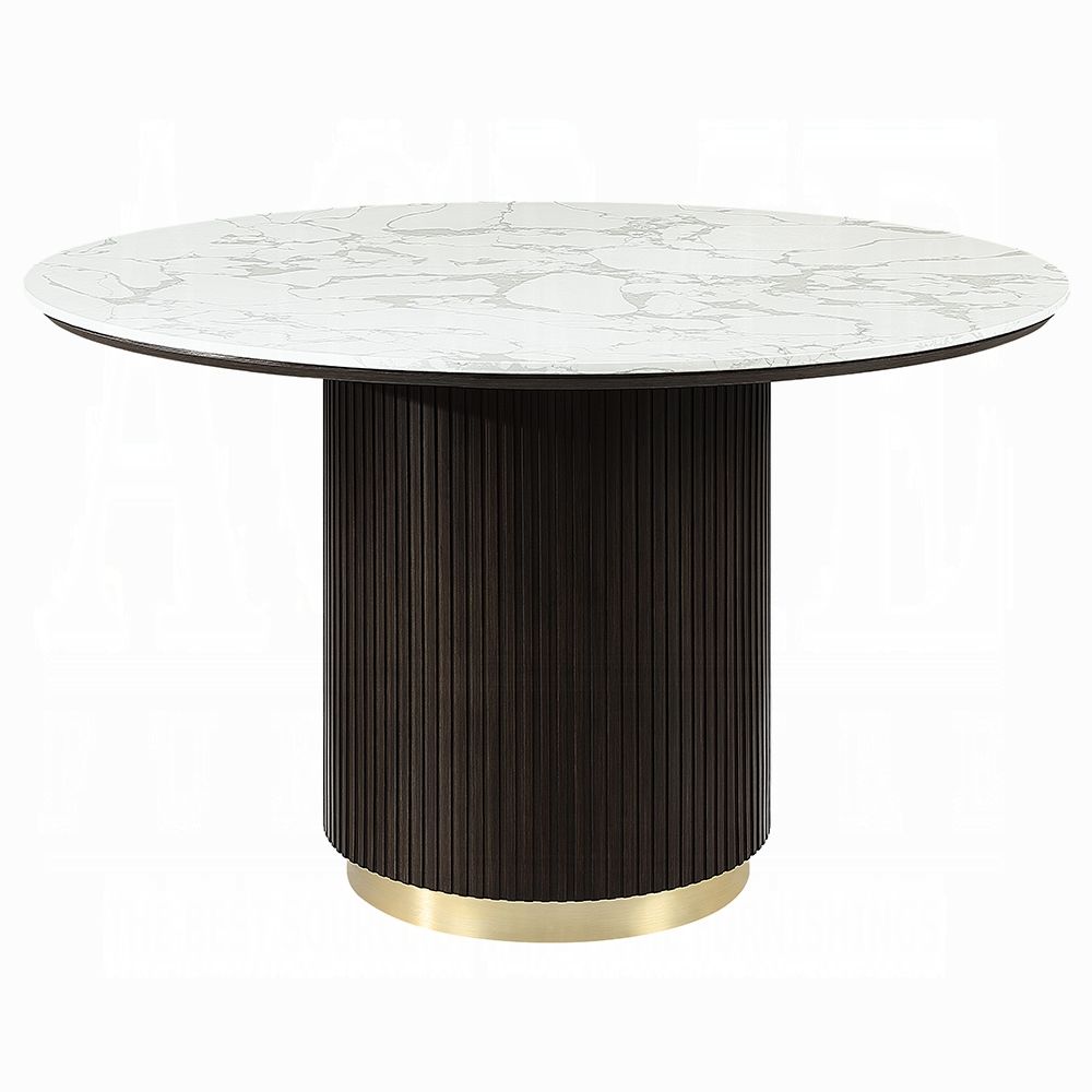 Liguria Round Marble Top Dining Table