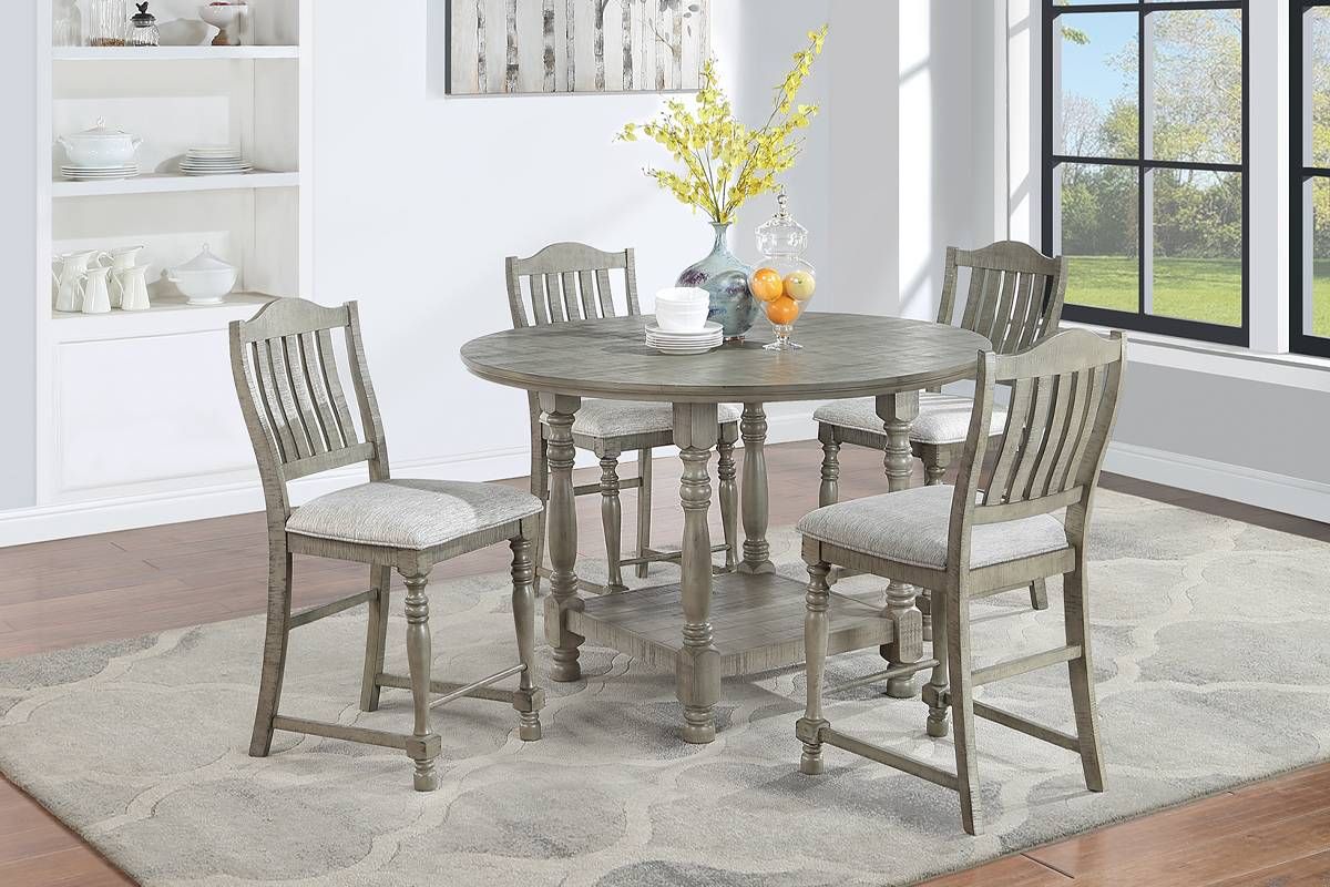 Liviana 5-Piece Counter Height Dining Table Set