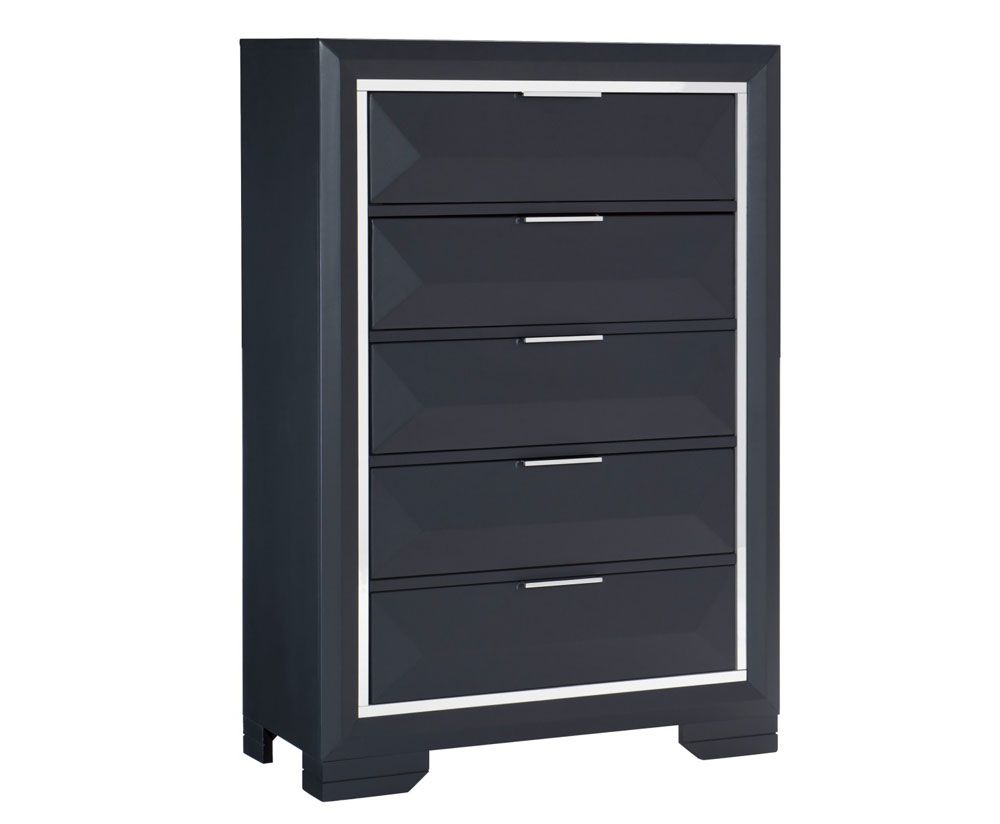 Lorel Chest With Mirror Trim